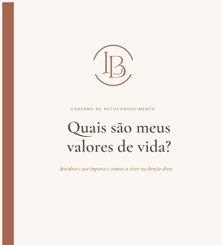 Capa do caderno Quais São Meus Valores de Vida